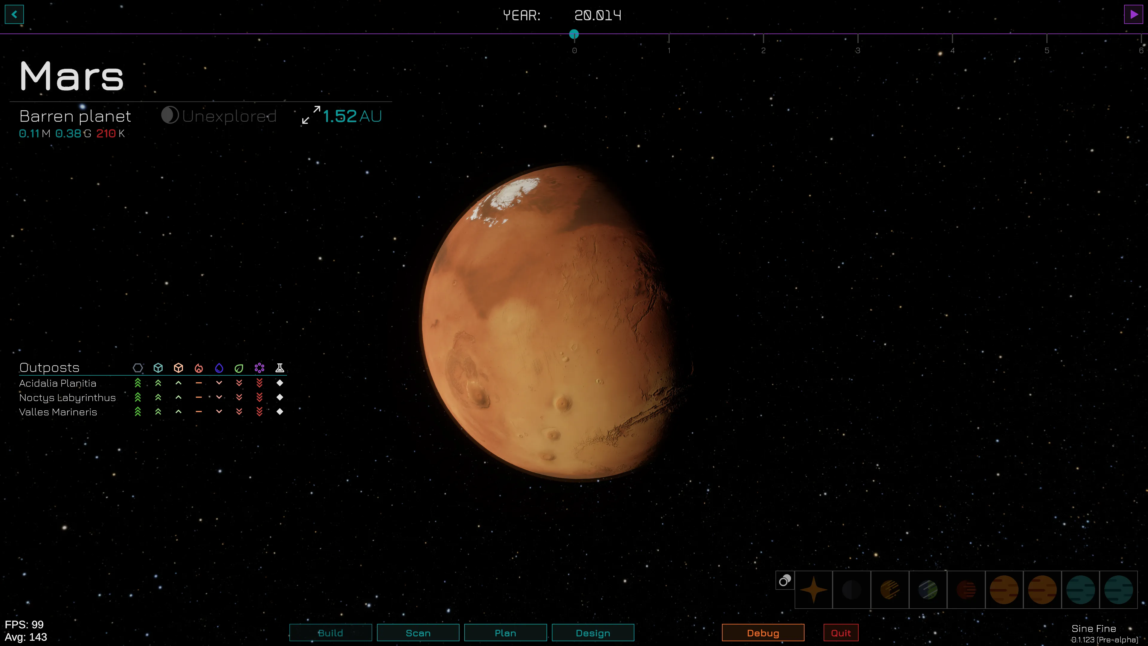 A view of Mars